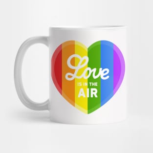 Rainbow Love is in the Air Mug